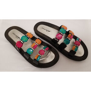 Marigo beaded sandles size S girls/women vgc Item#248*